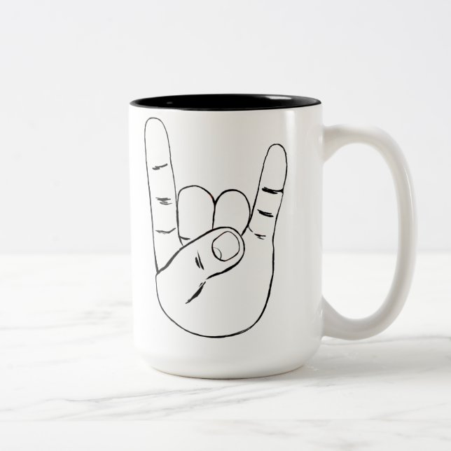 Heavy metalmusikälskare mugg (Höger)