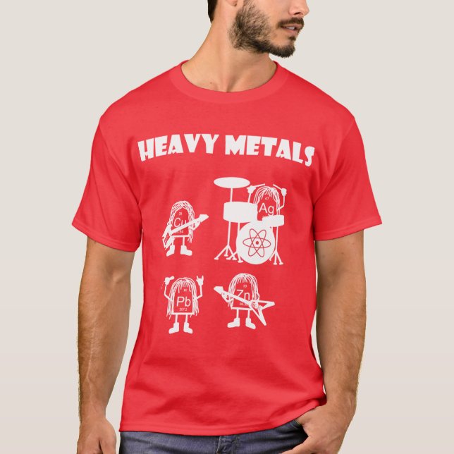 Heavy metals1 gift t shirt (Framsida)