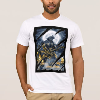 Heavy metalwerewolf t-shirt