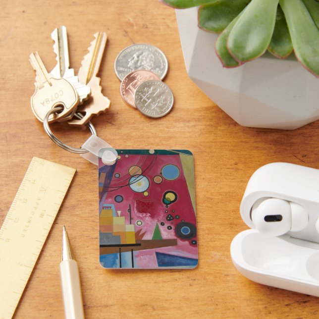 Heavy Red av Wassily Kandinsky Nyckelring (Skrivbord)