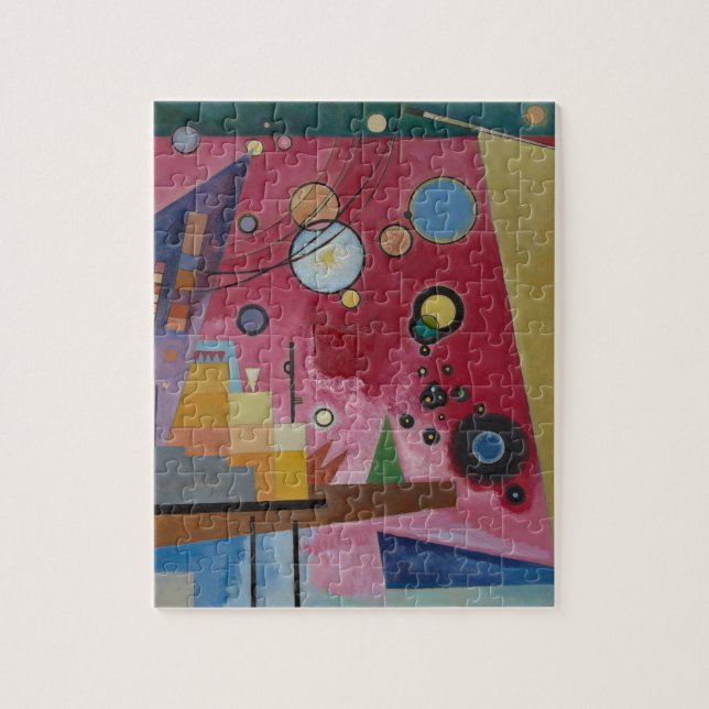 Heavy Red av Wassily Kandinsky Pussel (Vertikal)