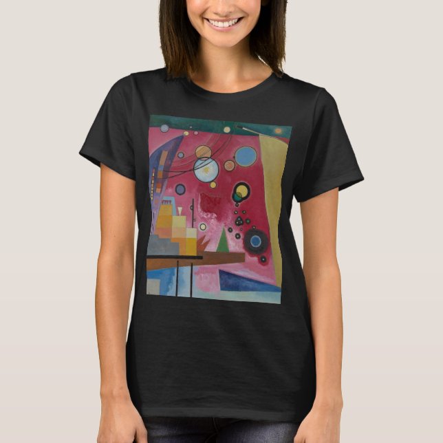 Heavy Red av Wassily Kandinsky T Shirt (Framsida)