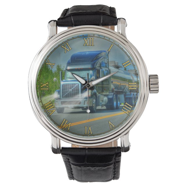 Heavy Transport Lastbil #Gift Watch Range Armbandsur (Framsida)
