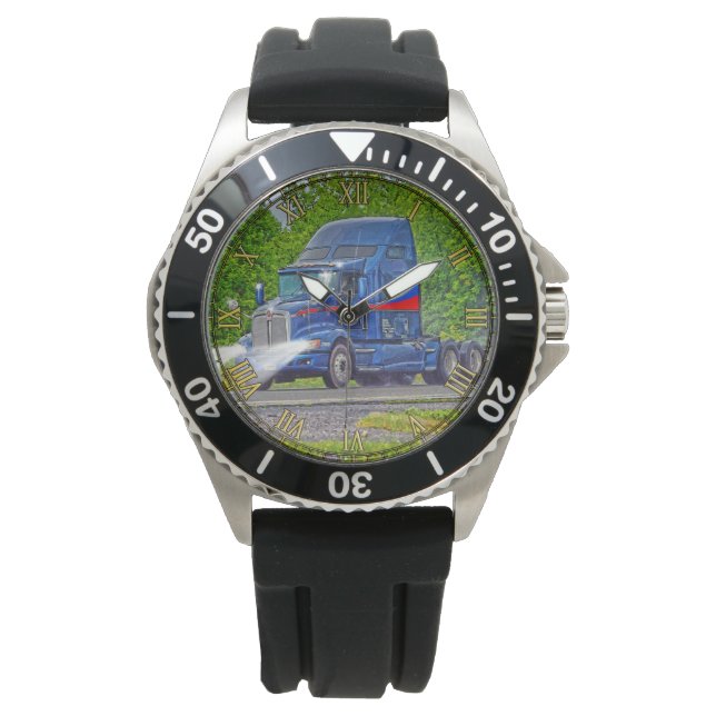 Heavy Transport Lastbil #Gift Watch Range Armbandsur (Framsida)