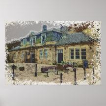 Hebden Bridge järnvägsstation konst