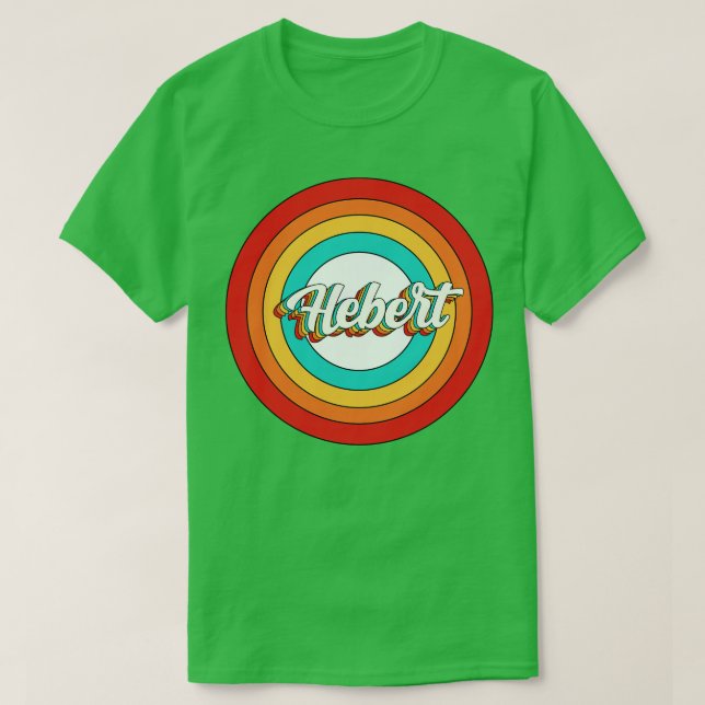 Hebert Namn Shirt Vintage Hebert Circle T (Design framsida)