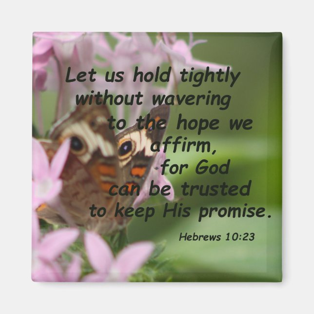 Hebrar 10:23 magnet (Framsidan)