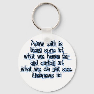 Hebrar 11:1 nyckelring