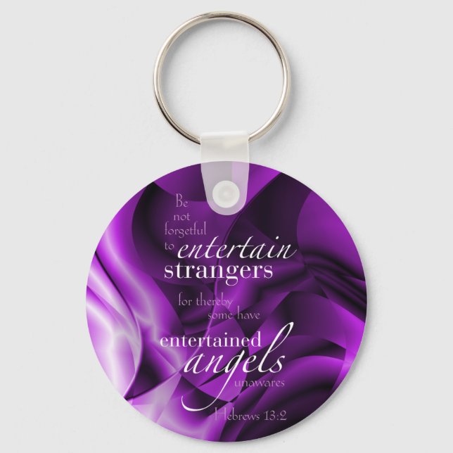 Hebrar 13:2 nyckelring (Framsida)