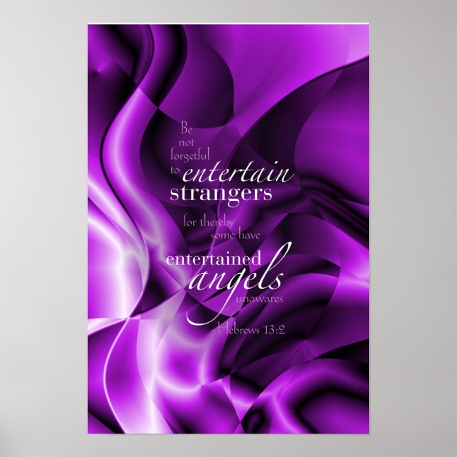 Hebrar 13:2 poster (Framsidan)