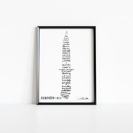 Hebrar 4 12 13 Bibelversekoféer Poster