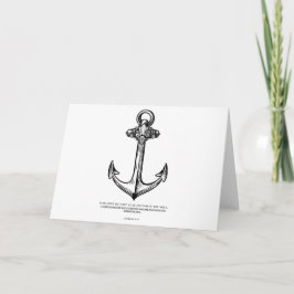 Hebrarna 6:19 - Ankaret av min själ. Kort