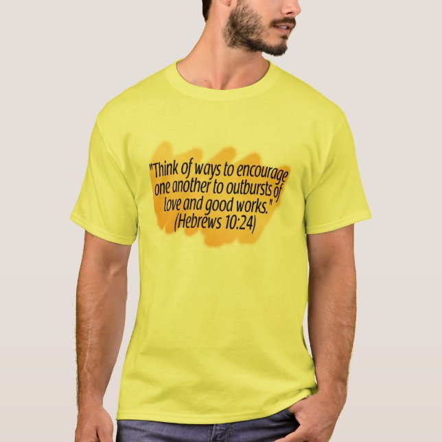 Hebré10:24 Tee Shirt (Framsida)