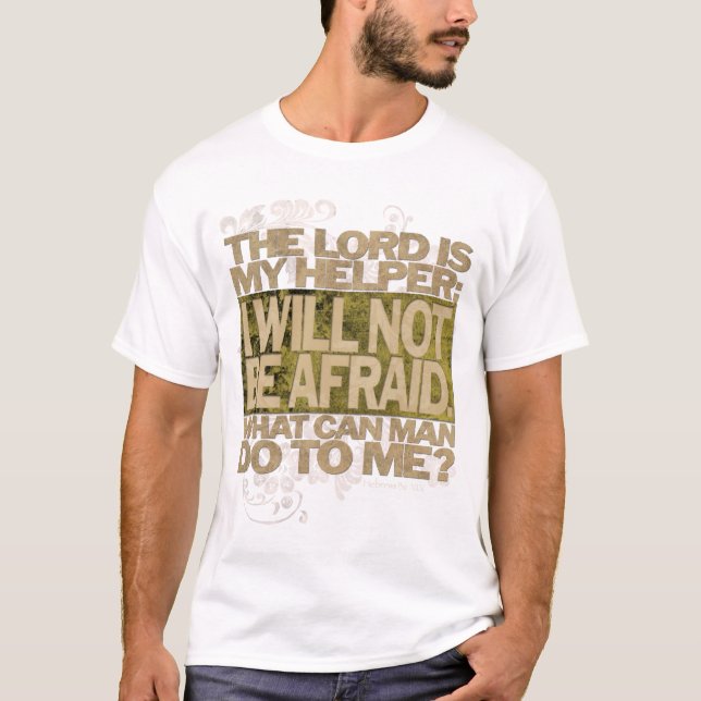 HEBRÉ13:6 TEE (Framsida)