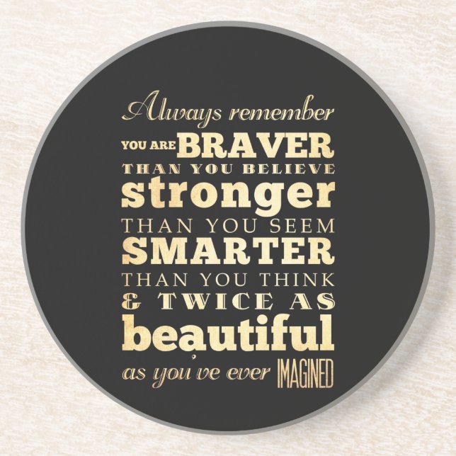 Hebré16:9 - fästa och Säker-Ankra av soulen Underlägg Sandsten (Framsidan)