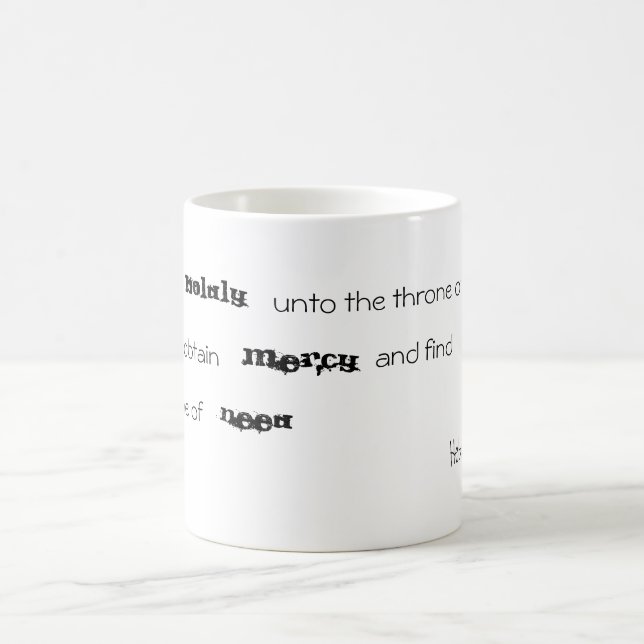 Hebré4:16 Kaffemugg (Center)