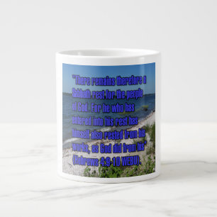 Hebreerbrev 4:9-10 WEBU Mug Jumbo Mugg