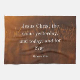 Hebreerbrevet 13:8 KJV Bibelvers Jesus Kristus den Kökshandduk