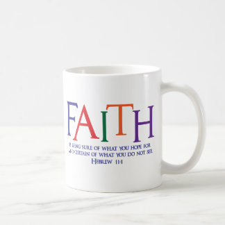 Hebréisk 11:1 mång--färg kaffemugg