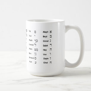 Hebréisk Aleph vadmugg Kaffemugg