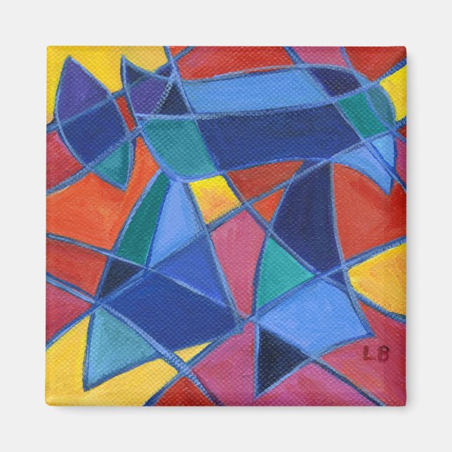 Hebreisk Chai Magnet (Framsidan)