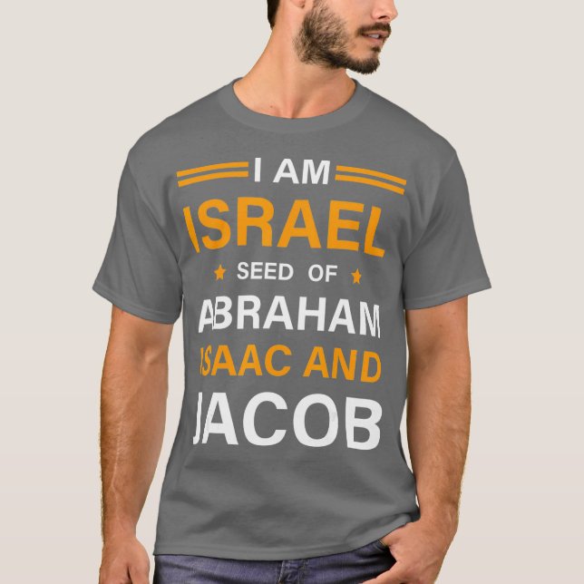 Hebreisk israelielit t shirt (Framsida)