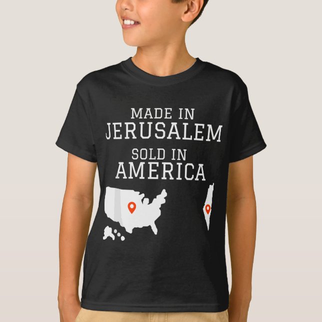 Hebreisk israelielit t shirt (Framsida)