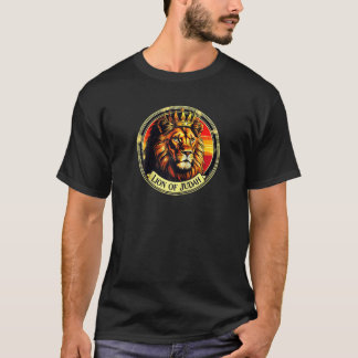 Hebreisk israelit YHWH Lejonet av Juda Yahweh Rast T Shirt