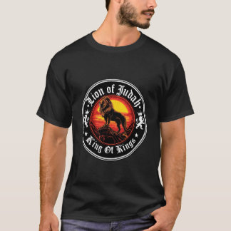 Hebreisk israelit YHWH Lejonet av Juda Yahweh Rast T Shirt