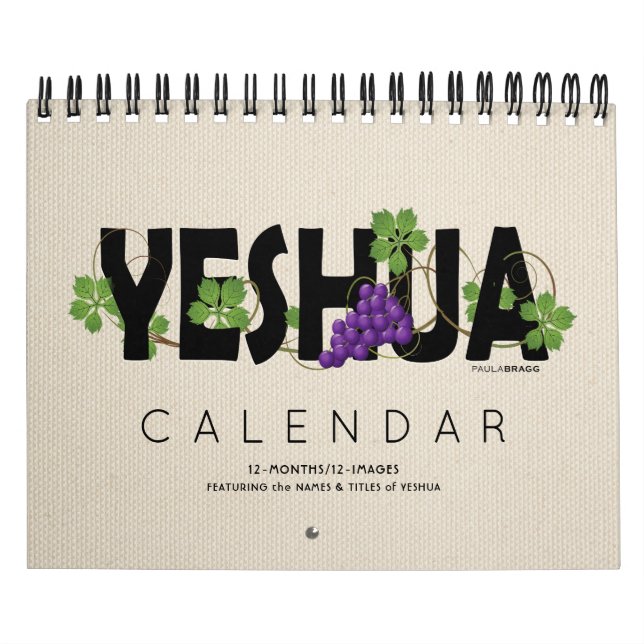 Hebréisk judisk känd kristen Messiah för YESHUA Kalender (Omslag)