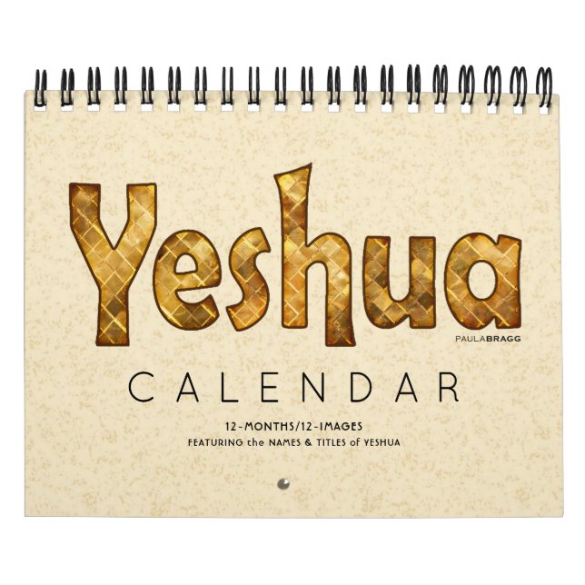 Hebréisk judisk känd kristen Messiah för YESHUA Kalender (Omslag)