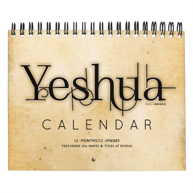 Hebréisk judisk känd kristen Messiah för YESHUA Kalender (Omslag)