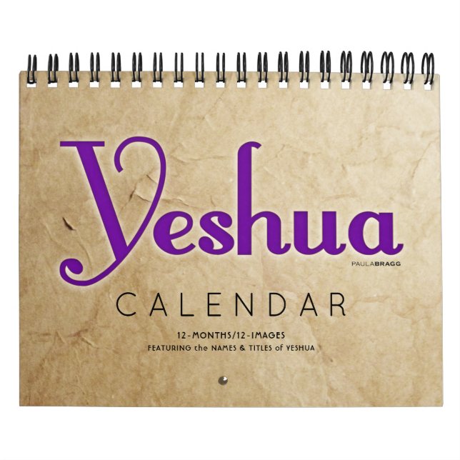 Hebréisk judisk känd kristen Messiah för YESHUA Kalender (Omslag)
