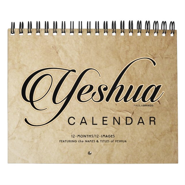 Hebréisk judisk känd kristen Messiah för YESHUA Kalender (Omslag)