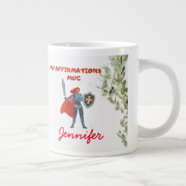 Hebreiska 13:6 feta bekräftelsen ingen rädsla Jesu Jumbo Mugg