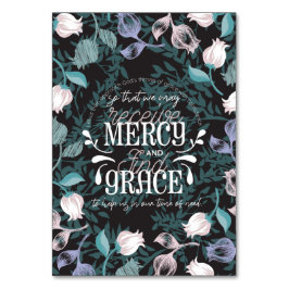 Hebreiska 4:16 citerar svarta över bordsnummer