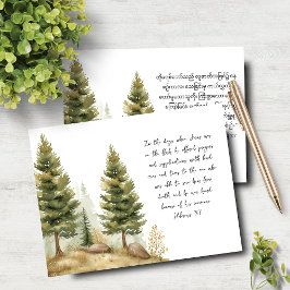 Hebreiska 5:7 Engelska Burmese Evergreen Notecard Anteckningskort