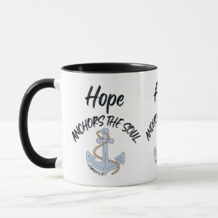 Hebreiska 6:19 KJV Bible Verse Two-Tone Mugg