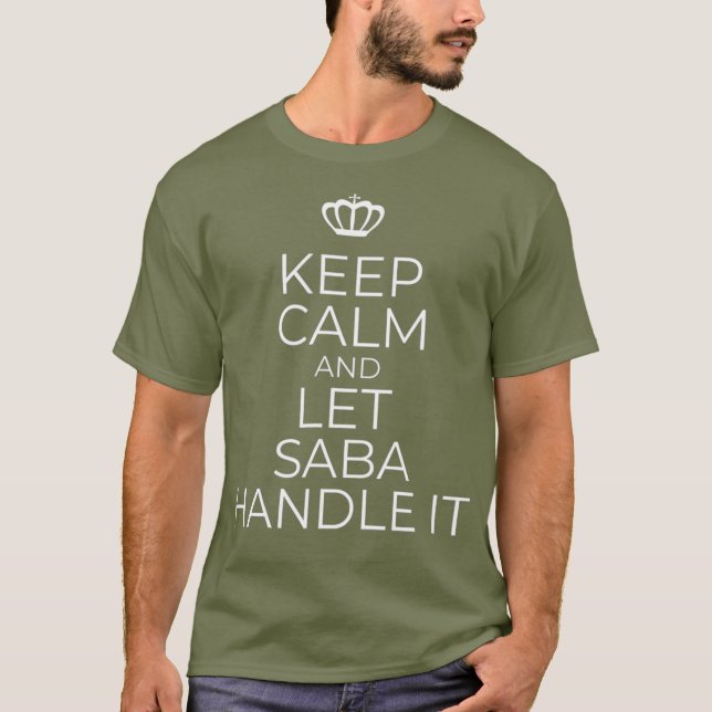 Hebreiska farmor Gift Saba T Shirt (Framsida)