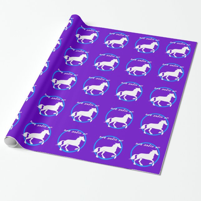Hebreiska Grattis på födelsedagen Wrapping Papper Presentpapper (Utrullad)