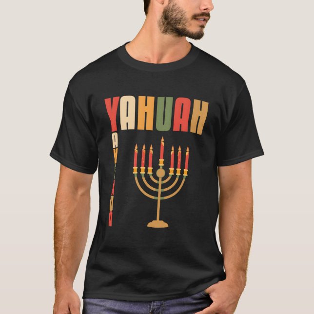 Hebreiska israeliska kläder för kvinnor Judah Yahu T Shirt (Framsida)