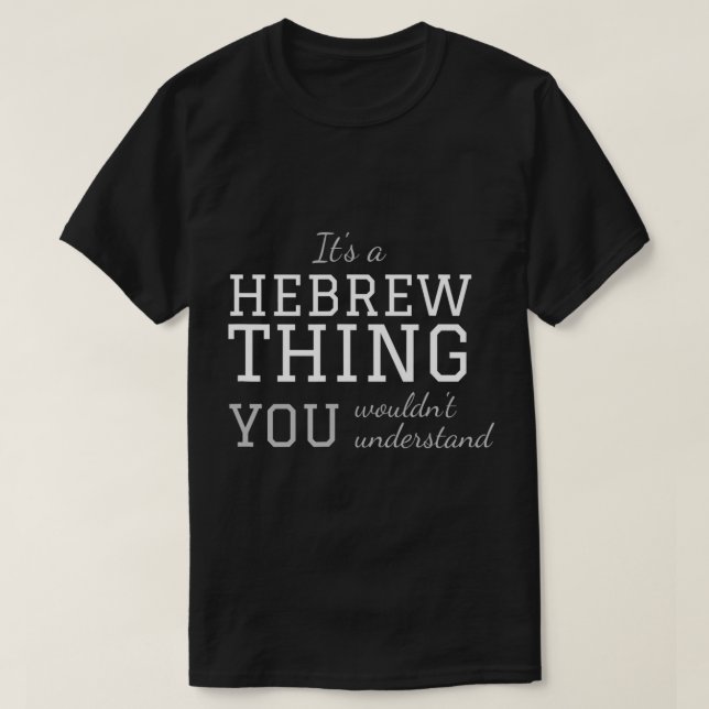 Hebreiska israeliska kläder för manar kvinnor. t shirt (Design framsida)