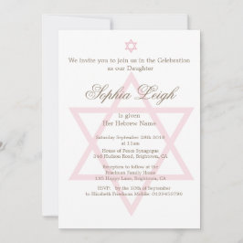 Hebreiska judendomen Naming Ceremony Inbjudningar