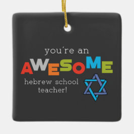 Hebreiska lärardagen, Fantastisk Julgransprydnad Keramik