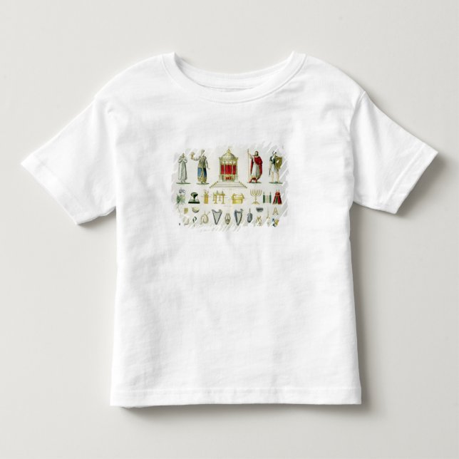 Hebreiska Levi, Priest, Kung och soldat med Helig T-shirt (Framsida)