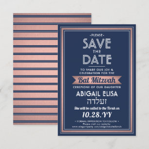 Hebreiska Namn Bat mitzvah flottan Blue Rosa ros G Spara Datumet