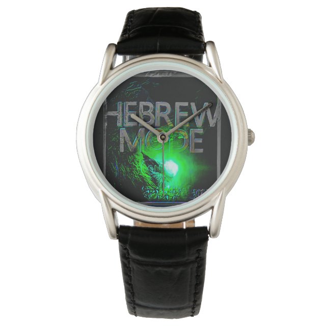 Hebreiskt läge - 01-07 armbandsur (Framsida)