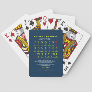 Hebrew Alefbet Casinokort
