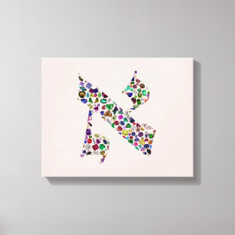 Hebrew Brev ALEF Canvastryck