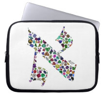 Hebrew Brev ALEF tillverkat av Gemstones